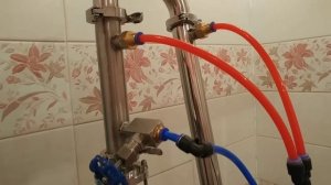 Оптимальный сантехкомплект из быстросъёмов и ПВХ для дистилляции и ректификации.