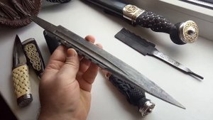 Скин~ду, дирк, спорраны, в общем вся моя ”Шотландия” на подоконнике.