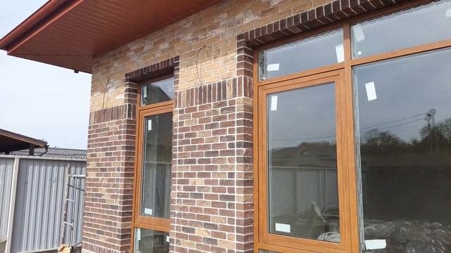 Реализованный проект дома с мансардой.