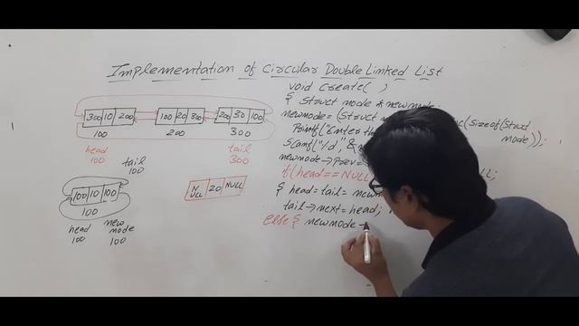 L 17: IMPLEMENTATION OF CIRCULAR DOUBLE LINKED LIST| DISPLAY ELEMENTS IN CIRCULAR DOUBLE LINKED LIS смотреть онлайн