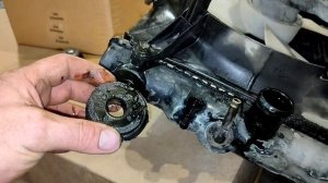 замена радиатора охлаждения на Тойота Карина 2 двигатель 4AF