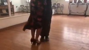 Lilili Guerrero baila Milonga con Jorge Fleitas en la Ciudad de México en mayo 2019