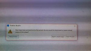 Roblox Studio Error??