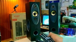 F&D T-35x High Fedility Solid Sound Tower Speaker With Optical & UHF Wireless Mic
