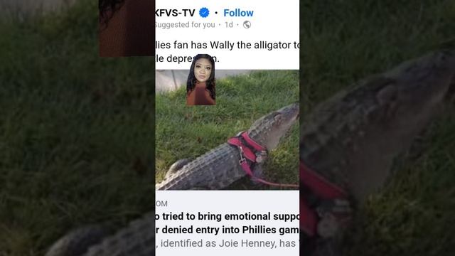 ALLIGATOR FOR EMOTIONAL SUPPORT? DENIED ENTRY AT A GAME! LET'S TALK