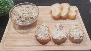 Вкусная закуска из шпрот.