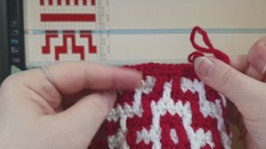 Мозаичное вязание крючком - без обрыва нити