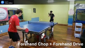 Tenergy19 Chop with Victas Koji Matsushita Offensive (Attack+Fish)