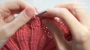 ОБЪЕМНАЯ ВЯЗАНАЯ ШАПКА СПИЦАМИ ПРОСТЫМ УЗОРОМ. МАСТЕР-КЛАСС. KNITTING HAT. HOW TO KNIT A HAT