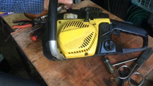 Ремонт бензопилы художника-оформителя.Чемпион-240.!)