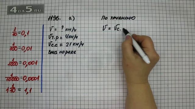 Упражнение 346 Вариант А Часть 2 (Задание 1196 Вариант А) – Математика 5 класс – Виленкин Н.Я. смотреть онлайн