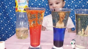 Эксперимент "цветные пузырьки"