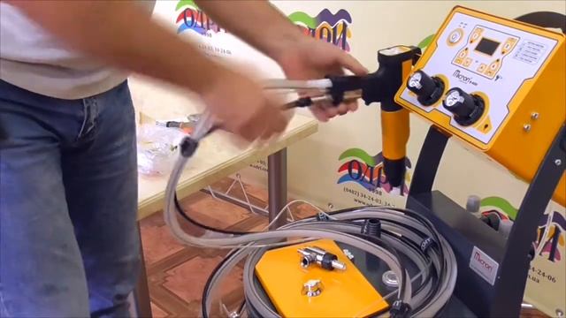 Сборка электростатической установки Микрон B400 для порошковой покраски. ОДРИ. смотреть онлайн