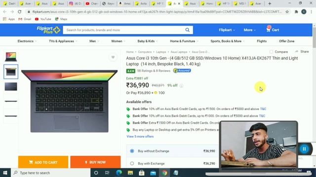 Top 5 Best Laptops under 50000 in flipkart big diwali sale 2020 | Gaming laptop under 50000 in indi смотреть онлайн