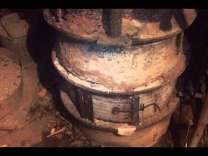 уникальная печь для бани из колёсных дисков