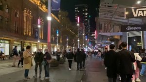 Walking tour along George St from Town Hall to Apple Store | Sydney, Australia June 2023