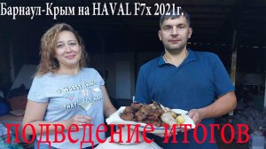 Барнаул-Крым на HAVAL F7x 2021г. подведение итогов..mp4
