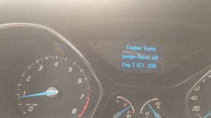 Неправильно работа температурного датчика форд фокус 3