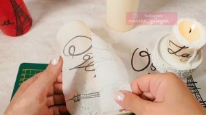 Как перевести картинку на свечи transfer the picturet o the candle #Marine_DIY_Guloyan
