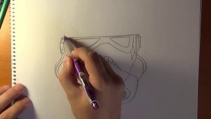 How to draw stormtrooper Star Wars
