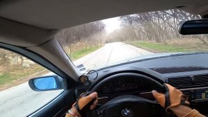 [POV] BMW 725 TDS E38 197 к.с  1.8 бара | Шофиране по завои