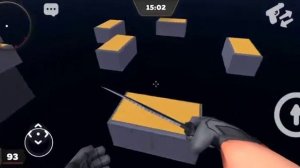 Kuboom fps shooter / прошёл банихоп без смертей за пять минут / bunny hop / гайд