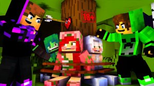 Мальчики взяли в плен девочек , чтобы тайно попасть на тайную вече #Minecraft #майнкрафт #мультики