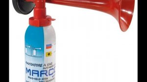 Звуки пневматического горна (воздушного рога). Sounds of a pneumatic bugle (air horn).