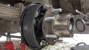 Замена тормозного щита часть 2