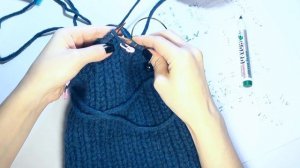 ШАПКА ИЗ ТОЛСТОЙ ПРЯЖИ резинкой 1х1 и крестообразной макушкой / МАСТЕР-КЛАСС - вязание спицами. #SM