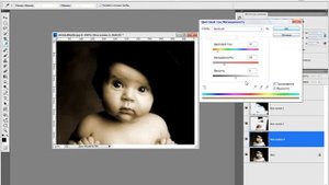 Видео Урок:как из черно -белого фото сделать цветное.