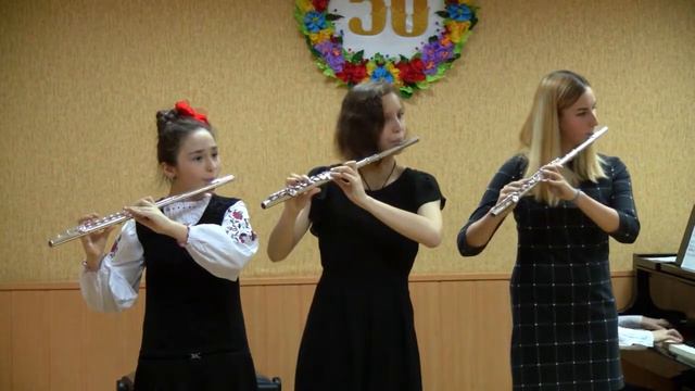 М. Лисенко "Баркарола" 01.12.2017 Тріо флейт ДМШ №15 м. Києва смотреть онлайн