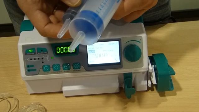 Подключение шприцевого насоса BYZ-810 смотреть онлайн