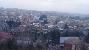 The view from Bagrati Cathedral over Kutaisi city.