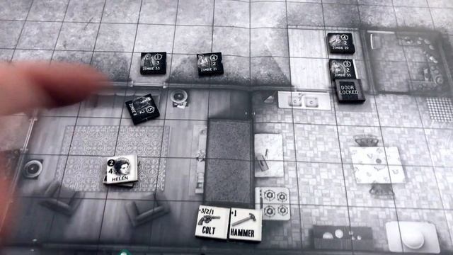 The Night: solitaire zombie board game