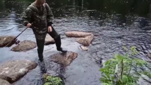 Неожиданная поклёвка сёмги.