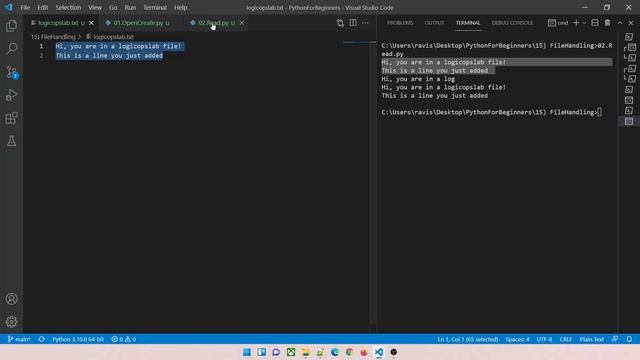 19 | File Handling | Create | Read | Write | File Objects | File Opening Modes in Python