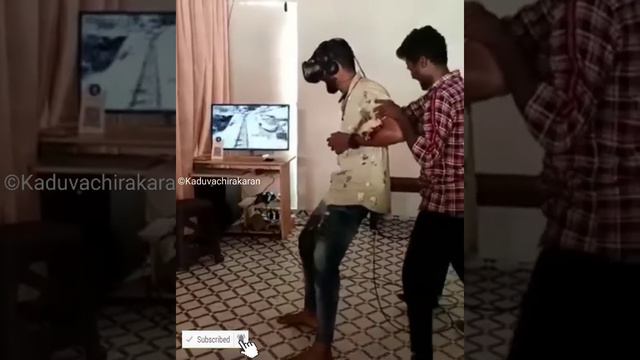 First experience in Virtual Reality 😌 
|Funny VR fails|Kerala|
#Virtual_Reality