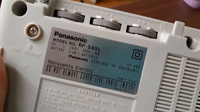 Radio Panasonic RF-545L смотреть онлайн