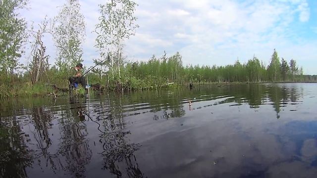 Поклевка крупного карася. Fishing, Russian style! смотреть онлайн