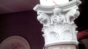 коринфская капитель из бетона, Corinthian capital from concrete