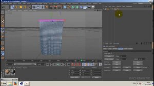 Cinema 4D / динамика ткани