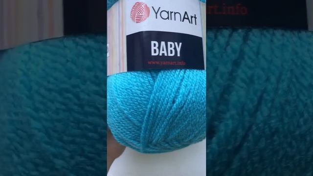 Подробный обзор пряжи YarnArt Baby (Акрил 100%) №552 Бирюзовый