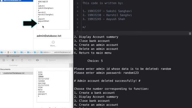 ATM interface | Project in Java - Execution video with source-code смотреть онлайн