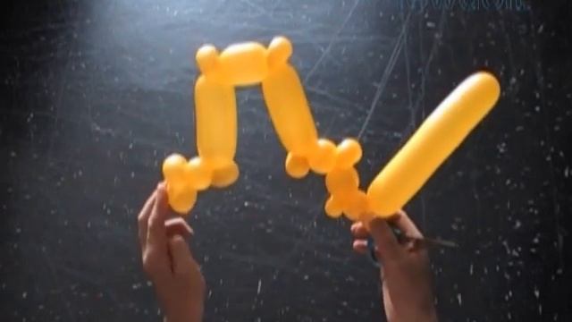 Буква Д из шарика смотреть онлайн