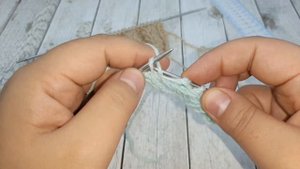 Узор Спицами Колосок . Колоски из вытянутых петель.