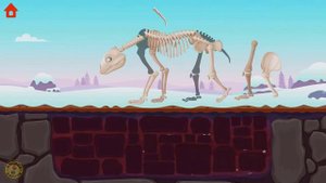 Dinosaur Park 2 Kids Games - Откопай ископаемую эпоху ледникового периода - Узнай животных и звуки