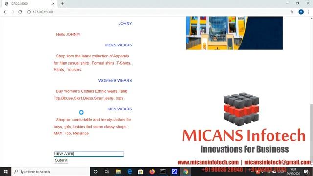 ONLINE SHOPPING CHAT BOT PYTHON PROJECT смотреть онлайн