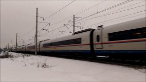 Высокоскоростной электропоезд ЭВС2-04 "Сапсан" рейсом №757 "Нижний Новгород - Санкт-Петербург"