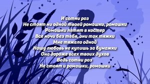 Текст песни «Ромашки» Валя Карнавал